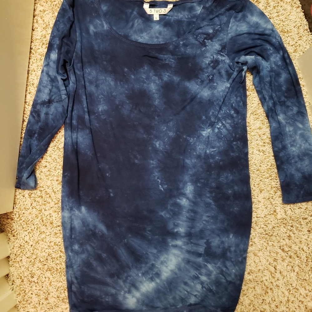 5 Two 3 Long Sleeve Tie Dye Dress from Kinnucans